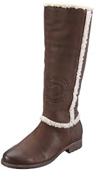 Bugatti Monika Nappa WF W32481, Damen, Stiefel, Braun (dunkelbraun 610), EU 37