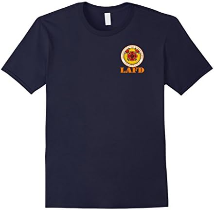 Men's LAFD- Los Angeles City Fire Department T-shirt Small Navy