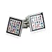 Alphabet Silver Cufflinks with Presentation Box