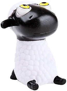 Squeeze Toy Eye Popping Rubber Goat (White)