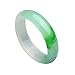 Parma77 Burmese White Green Jade Jadeite Queen Bangle Bracelet Christmas Gift