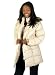 Women's Channel Quilted Puffer Jacket with Faux Fur Trim