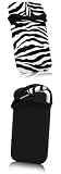 BoxWave Apple iPhone Zebra PlushSuit (Zebra / Jet Black (Reversible))