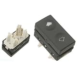 1992-1998 BMW 318i SEDAN POWER WINDOW SWITCH (LOWER SECTION WHITE) by ESI