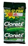 Clorets Gum 3 Pack Val-U-Pak