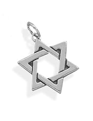 Sterling Silver Star of David Charm
