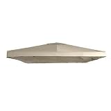 10 &acute; x 10 &acute; Replacement Canopy Top for Gazebo - SINGLE TIERED BEIGE - B0015VKJ8G