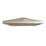 10' x 10' Replacement Canopy Top for Gazebo - SINGLE TIERED BEIGE