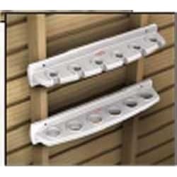 Pure Fishing Berkley 6 Pole Deluxe Combo Rack, White