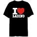 I Love Ladino Languages Mens T-Shirt (Black, Sizes X-Small - XXX-Large)