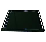 Produkt-Bild: Backblech emailliert (OT)17mm, passend zu diversen Ger&auml;ten von:Bauknecht Ignis Ikea etc. // 445 x 375 x 17mm