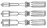 Plymouth 13210P 484-824 Wood Chisel Set - 3 Pc