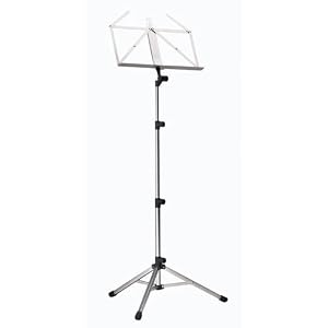 K&M Splash Stainless Steel Music stand - Silver Matte