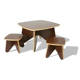 Project Table and Stools - Cocoa by Ecotots