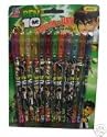 BEN 10 12 METALLIC PENS BY BEN 10 TOYS