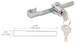 CRL Chrome Sliding Glass Door Lock - Keyed Alike