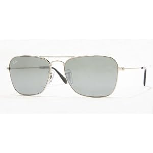 Ray Ban Sunglasses RB3136 Caravan 001 Arista Crystal Green, 55mm