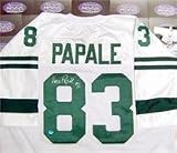 Vince Papale autographed Philadelphia Eagles Football Jersey (White Model the movie Invincible)