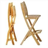 Greenwich Point Teak Bar Stool - Teak Patio Furniture