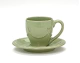 Berry and Thread Demitasse Saucer by Juliska - Pistachio Green