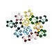 Glass Screen Daisy Style Assorted Colors - Pack of 10