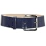 Athletic Specialties 1 1/2" Leather Uniform Belt - ( sz. XL, Navy )