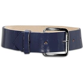 Buy Athletic Specialties 1 1 2 Leather Uniform Belt - ( sz. XL, Navy ) by Athletic Specialties