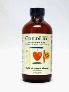 Child Life Multi Vitamin and Mineral, 8-Ounce