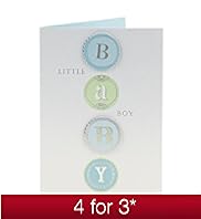 Little Baby Boy Birthday Card