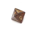Chessex Scarab 16mm Blue Blood with gold d8
