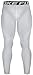 JustOneStyle New 016 Take Five Skin Tights Compression Leggings Base Layer White Running Pants Mens S - 2XL
