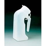 Disposable Male Urinal with Cover Translucent