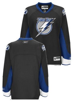 Tampa Bay Lightning  Women's Black NHL Premier Jersey, X-Large