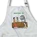 Problems at Greenpeace - Whale - BLACK Full Length Apron With Pockets 22w X 30l