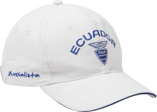 GORRAS / BASEBALL Hat , Federacion Ecuatoriana De Futbol, FEF, White