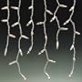 8' Icicle Lights Clear/White