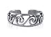 Pretty Filigree Swirl Toering Sterling Silver Toe Ring