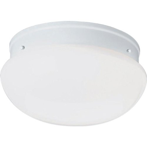 Progress Lighting P7312-30 White Glass with Standard 120 Volt Normal Power Factor Ballasts, White 
