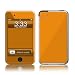 Solid State Orange Design Apple iPod Touch 2G (2nd Gen) / 3G (3rd Gen) Protector Skin Decal Sticker