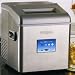 Waring Pro WIM30 Clear-Ice Professional Portable Electronic Ice Maker, Brushed Stainless Steel