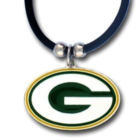 Green Bay Packers Rubber Cord Fashion Necklace