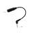 2.5mm-3.5mm STEREO HEADPHONE ADAPTER (FOR ALL IPOD'S AND MP3/MP4 PLAYERS)