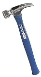Vaughan CFB2LM 19-Ounce Blue Max High Performance California Framing Hammer, Extra Long Straight American Hickory Handle, 17-Inch Long