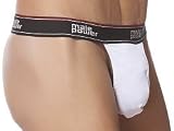 Male Power Cotton Lycra Power Sock White