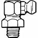 8MM 90 METRIC GREASE FITTING