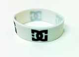 DC ROB DYRDEK Sport Silicone Wristband Bracelet - White/Black