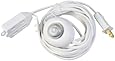 Woods 11203W 15-Foot Switch Light Extension Cord, 3-Outlet, 18/2 SPT-2, White
