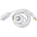 Woods 11203W 15-Foot Switch Light Extension Cord, 3-Outlet, 18/2 SPT-2, White