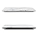 iDOO Plastic Hard Case ONLY for MacBook Air 11 inch (Model: A1370 and A1465) - White Marble Elegance