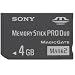 Sony MSMT4G 4GB Memory Stick PRO Duo (Mark2) Media